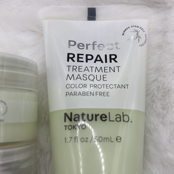 NEW NatureLab Tokyo Perfect Repair Mask and Perfect Shine Spray Hair Bundle - Picture 3 of 4